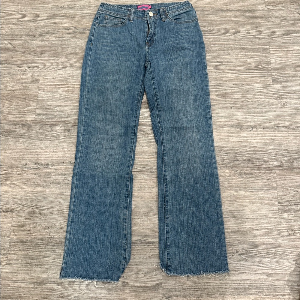 Edikted Women's Blue Boot Cut Jeans